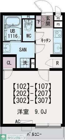 イクシオ花小金井の物件間取画像